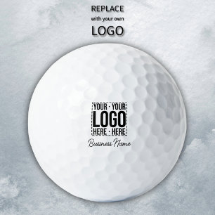 Custom Business Logo Corporate Company Modern Cool Golf Balls