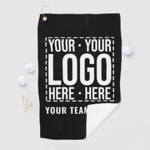 Custom Business Logo Corporate Company Modern Cool Golf Towel