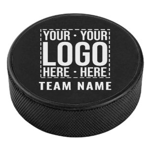 Custom Business Logo Corporate Company Modern Cool Hockey Puck