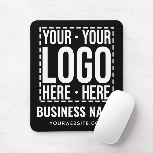 Custom Business Logo Corporate Company Modern Cool Mouse Pad (With Mouse)