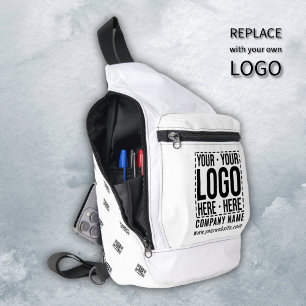 Custom Business Logo Corporate Company Modern Cool Sling Bag