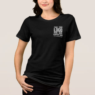 Custom Business Logo Corporate Company Modern Cool Tri-Blend Shirt