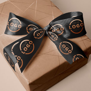 Custom Business Logo Corporate Marketing Promo Grosgrain Ribbon