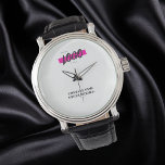 Custom business logo corporate name promotional watch<br><div class="desc">personalize with your logo and company name.
perfect corporate gift idea.</div>