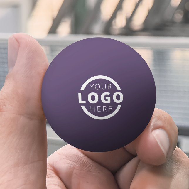 Custom Business Logo Corporate Purple Ping Pong Ball (Creator Uploaded)