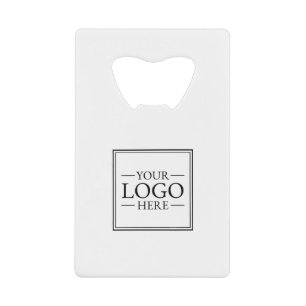 Custom Business Logo Credit Card Bottle Opener