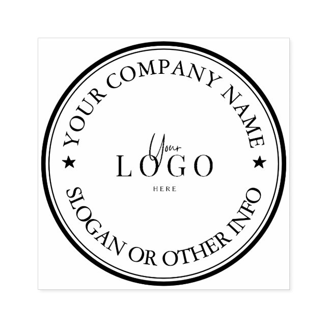 Custom Business Logo Custom  Rubber Stamp (Imprint)