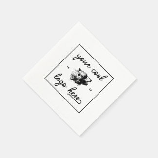 Custom Business Logo Customize Own Company Branded Napkin