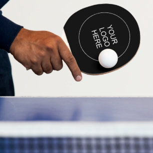Custom Business Logo Double Sided Design Print Ping Pong Paddle