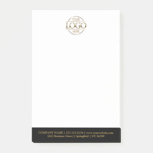 Custom Business Logo Elegant Simple Professional  Post-it Notes