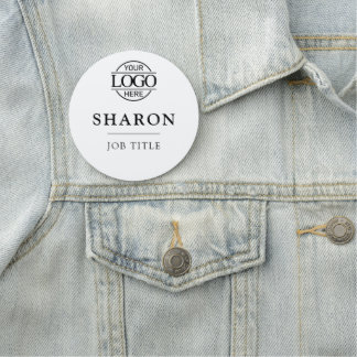 Custom Business Logo Employee Staff Magnetic Name Tag