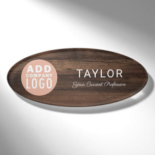 Custom Business Logo Employee Staff Name Tag