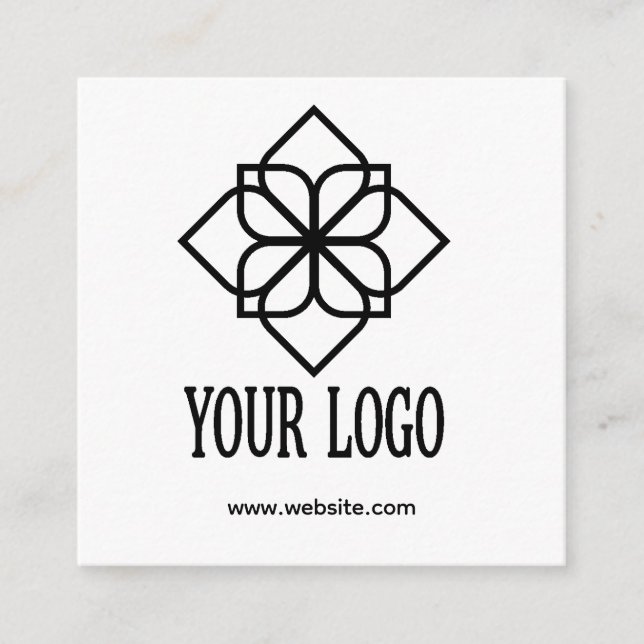 Custom Business Logo  Enclosure Card (Front)