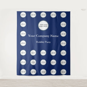 Custom Business logo Event Corporate Party  Tapestry