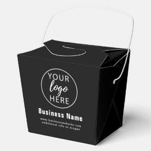 Custom Business Logo Favor Box