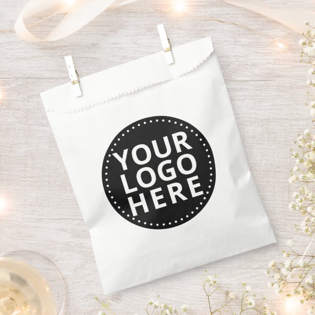 Custom Business Logo  Favour Bag (Clipped)
