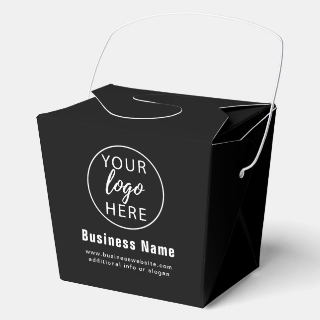 Custom Business Logo Favour Box (Front)