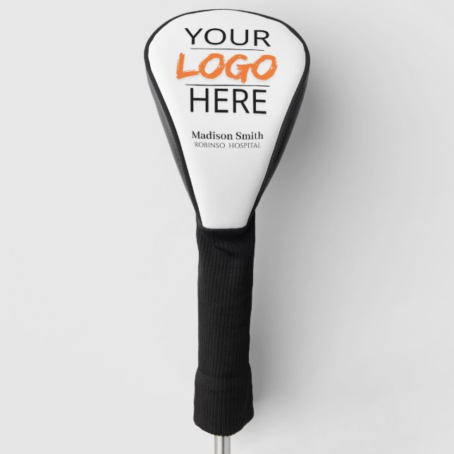 Custom Business Logo Golf Head Cover (Front)