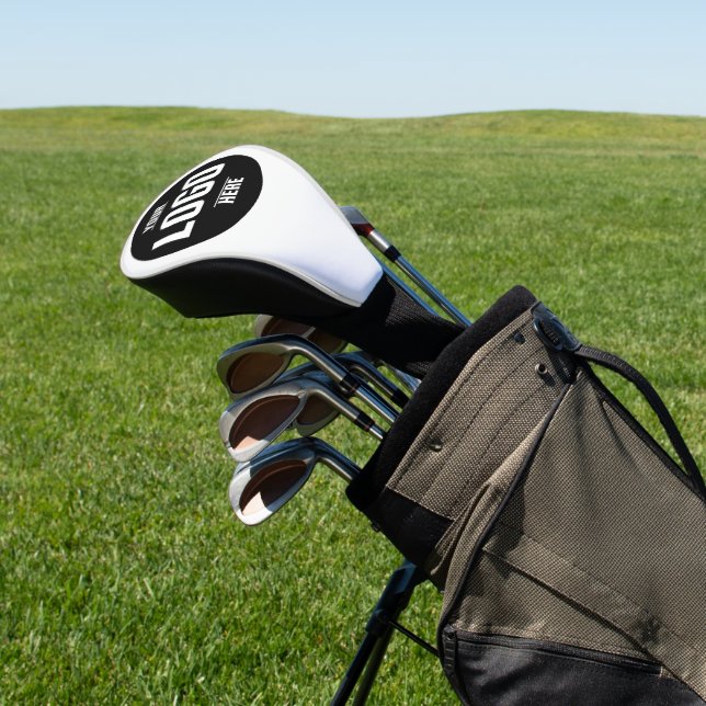 Custom Business Logo Golf Head Cover — Branded (In Situ)