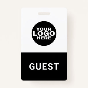 Custom Business Logo Guest Visitor Pass Badge
