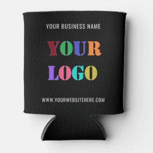 Custom Business Logo Info Can Cooler Choose Colour