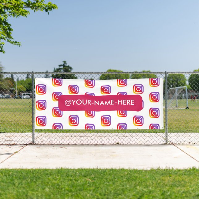 custom business logo instagram backdrop simple banner (Insitu)