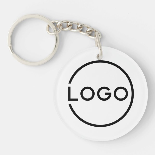 Custom Business Logo Keychain (Front)