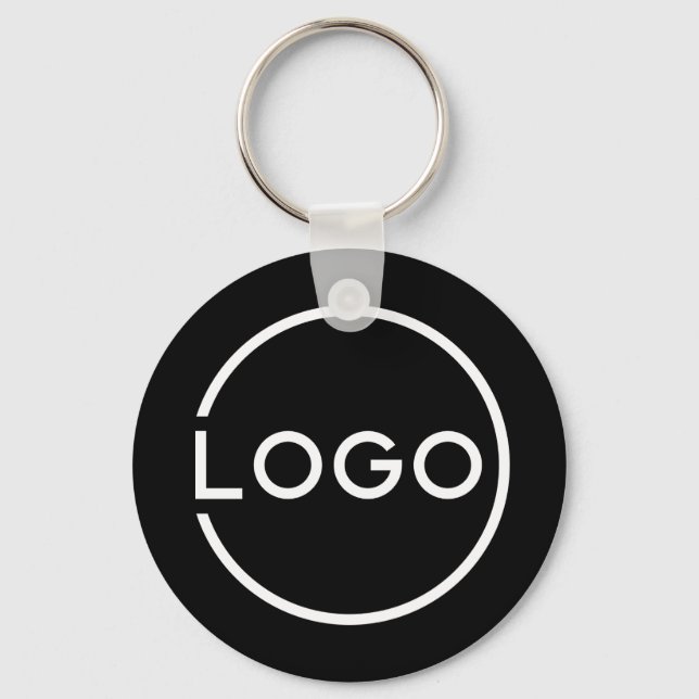 Custom Business Logo Keychain (Front)