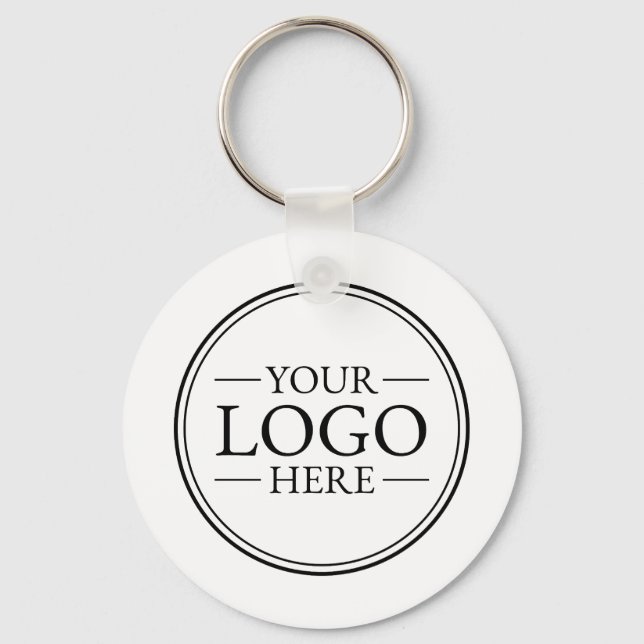 Custom Business Logo Keychain (Front)