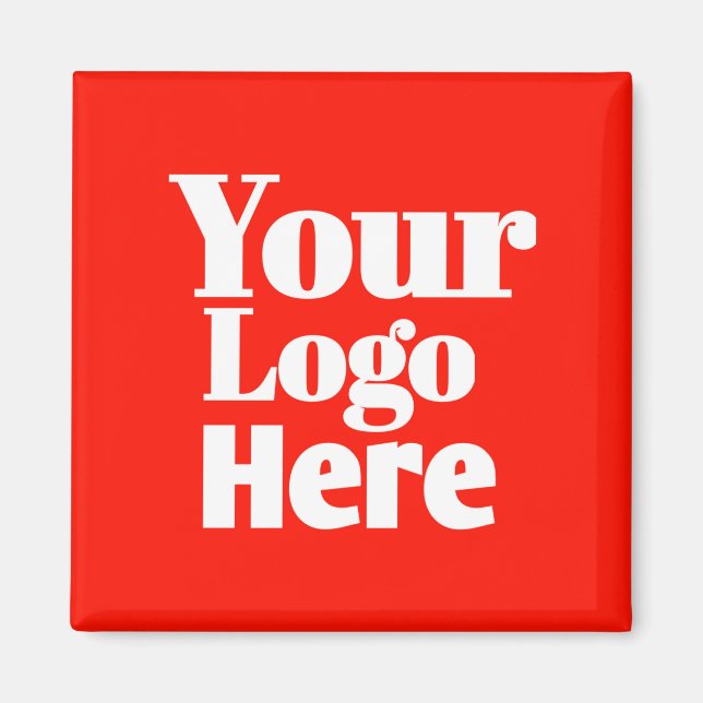 Custom Business Logo Keychain Magnet (Front)