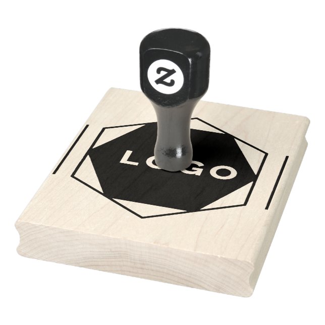 Custom Business Logo Large Rubber Stamp (Stamp)