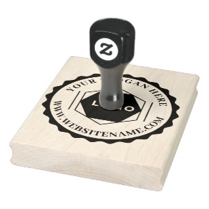 Custom Business Logo Large Rubber Stamp