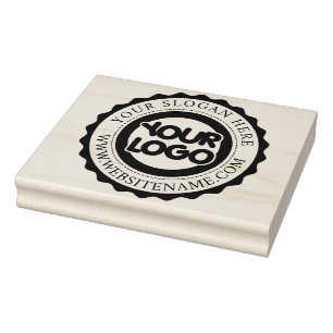 Custom Business Logo Large Rubber Stamp