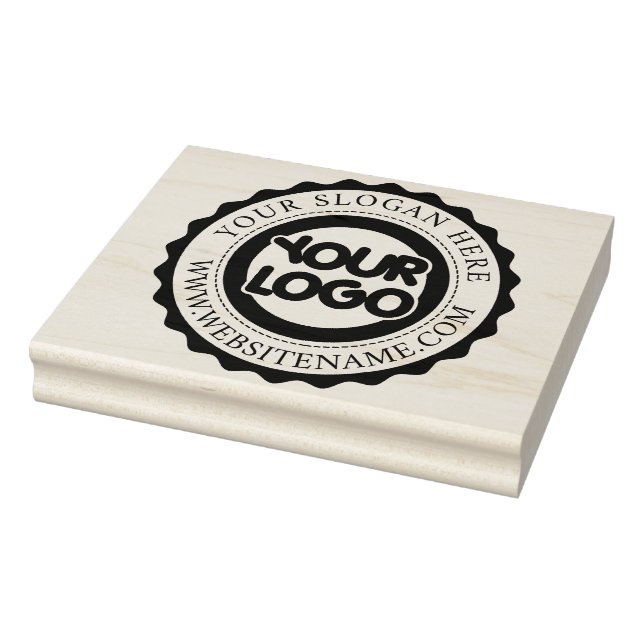 Custom Business Logo Large Rubber Stamp (Stamp)