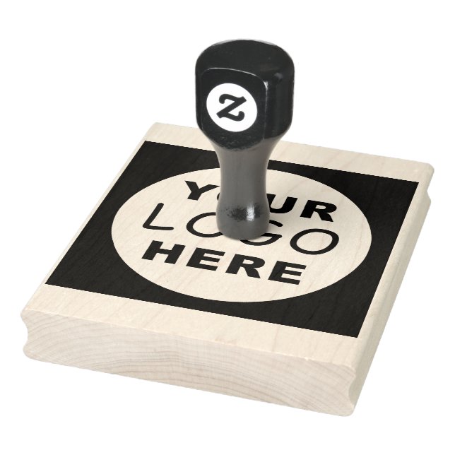 Custom Business Logo Large Rubber Stamp (Stamp)