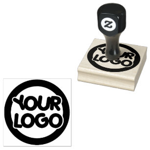 Custom Business Logo Large Rubber Stamp
