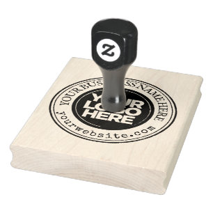 Custom Business Logo Large Rubber Stamp