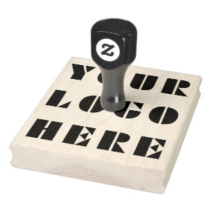 Custom Business Logo Large Rubber Stamp