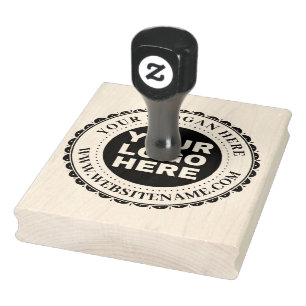 Custom Business Logo Large Rubber Stamp