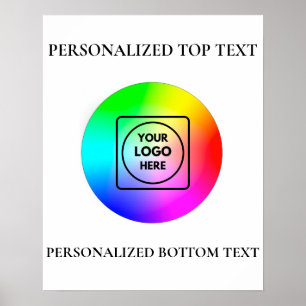 Custom Business Logo Marketing Brand Display Poster