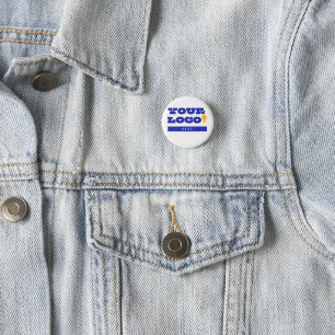 Custom Business Logo Merch Employee Staff 1 Inch Round Button
