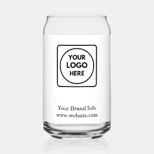 Custom Business Logo   Minimal Modern Branding  Can Glass