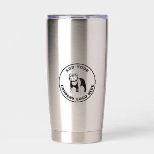 Custom Business Logo Minimalist Employees Insulated Tumbler