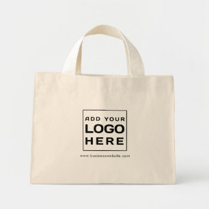Custom Business Logo Minimalist Swag Mini Tote Bag
