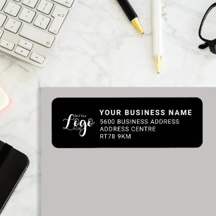 Custom Business Logo Modern Black Company Return