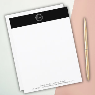 Custom Business Logo Modern Minimal Black
