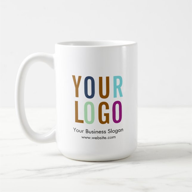 Custom Business  Logo Mug (Left)