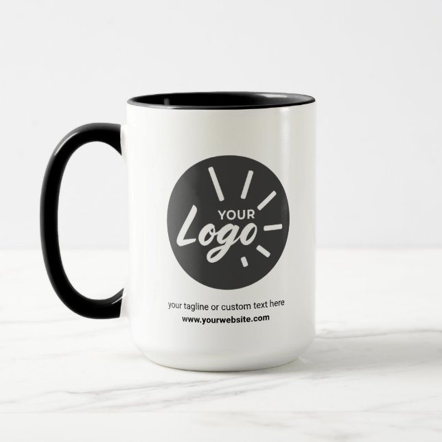 Custom Business Logo Mug (Left)