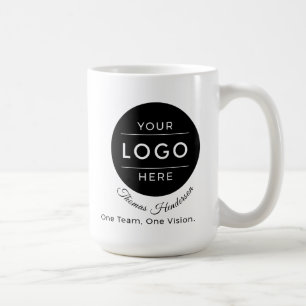 Custom Business Logo & Name 15oz Mug