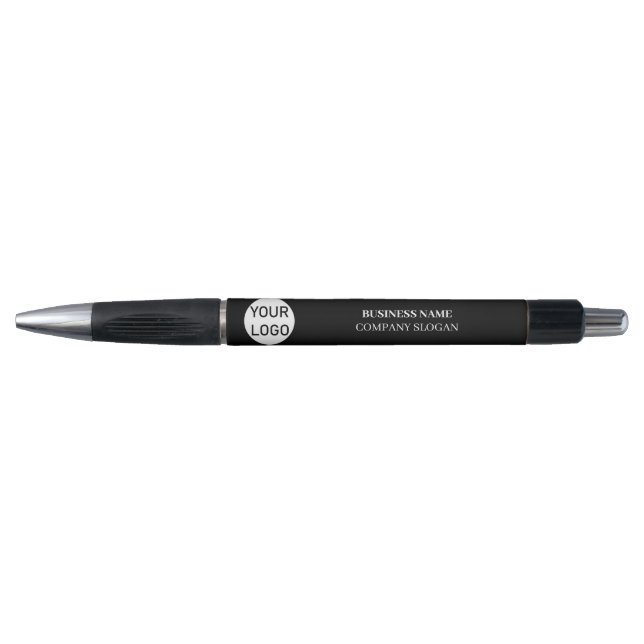 Custom Business Logo Name | Company Slogan Pen (Front)